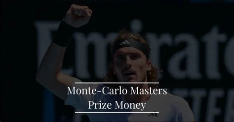 monte carlo rolex masters prize money|atp monte carlo prize money.